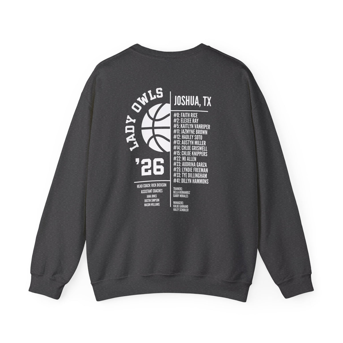 SHIPPED Lady Owls Basketball Playoff 2026 Crewneck Sweatshirt