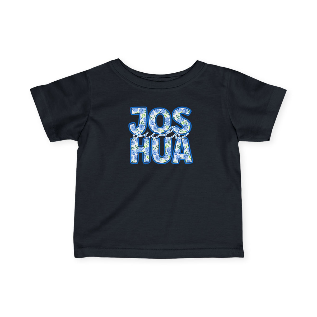 Infant Tee — "Joshua" Floral Baby T-Shirt |