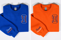 Softball number with sleeve Embroidered Sweatshirt